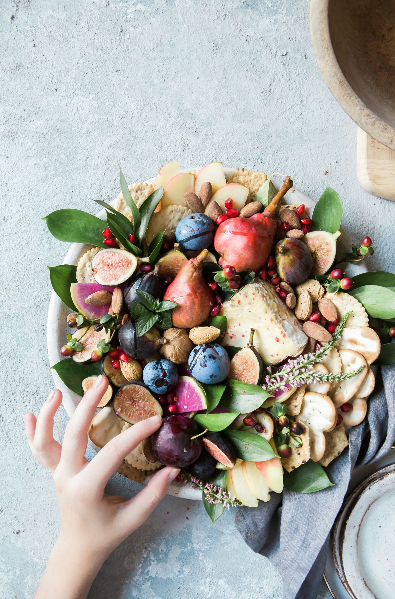 Healthy food plate